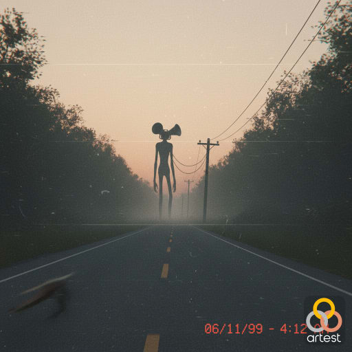 Static Silhouette in the Twilight