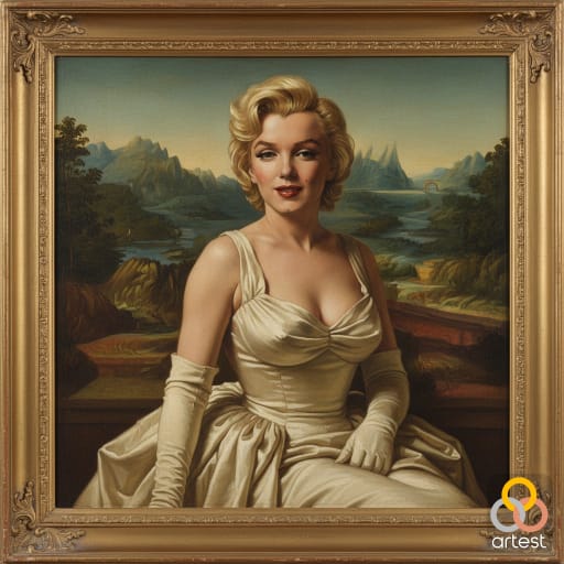 Renaissance Marilyn: DaVinci's Muse
