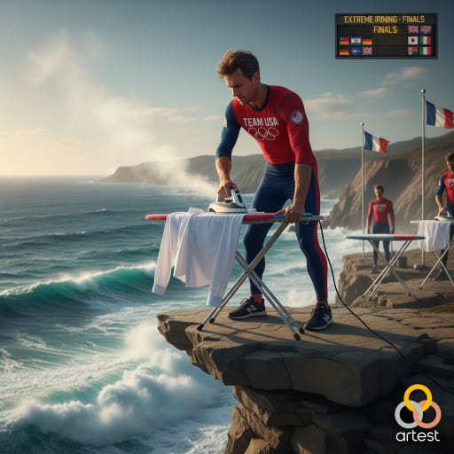 Cliffside Ironing Odyssey