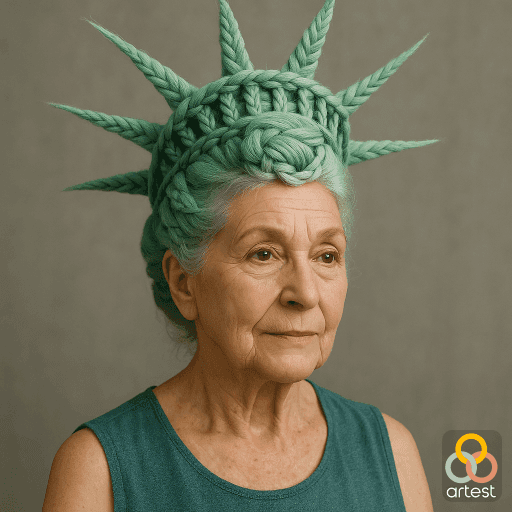 Mint-Green Liberty Crown