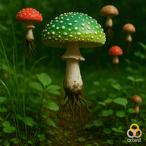 Emerald Fungi Dance