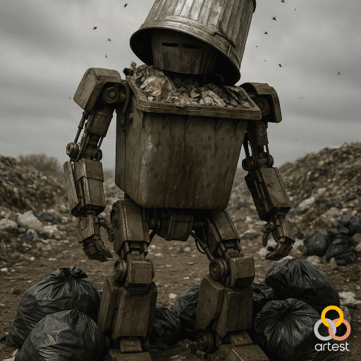Rustic Guardian of Waste