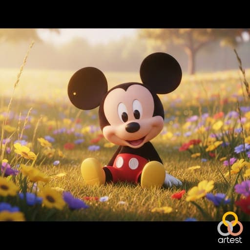 Sunlit Mickey's Meadow