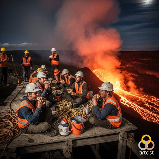 Volcanic Lunch Break